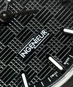 Đồng hồ IWC Ingenieur Rep cao cấp màu đen máy cơ Thuỵ Sỹ nhà máy GH 40mm (4)