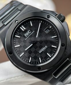 Đồng hồ IWC Ingenieur Rep cao cấp màu đen máy cơ Thuỵ Sỹ nhà máy GH 40mm (4)