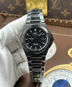 Đồng hồ IWC Ingenieur Rep cao cấp màu đen máy cơ Thuỵ Sỹ nhà máy GH 40mm (4)