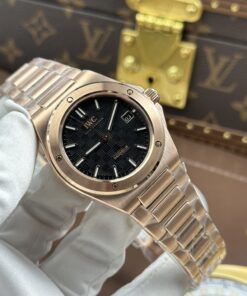 Đồng hồ IWC Ingenieur Replica 11 mặt đen máy cơ tự động Thuỵ Sỹ nhà máy GH 40mm (2)