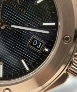 Đồng hồ IWC Ingenieur Replica 11 mặt đen máy cơ tự động Thuỵ Sỹ nhà máy GH 40mm (2)