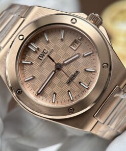 Đồng hồ IWC Ingenieur Replica 11 mặt hồng máy cơ tự động Thuỵ Sỹ nhà máy GH 40mm (1)