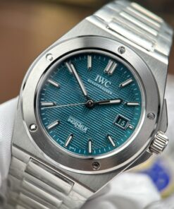 Đồng hồ IWC Ingenieur Replica 11 mặt xanh lam dây kim loại xưởng GH 40mm (2)