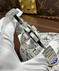 Đồng hồ IWC Ingenieur Replica 11 mặt xanh lam dây kim loại xưởng GH 40mm (2)