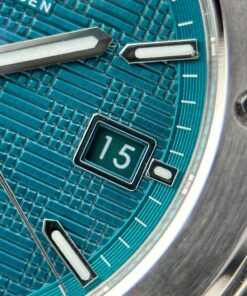 Đồng hồ IWC Ingenieur Replica 11 mặt xanh lam dây kim loại xưởng GH 40mm (2)