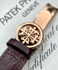 Đồng hồ Patek Philippe 5396R King gold dây da nâu máy nhật giá rẻ 40mm