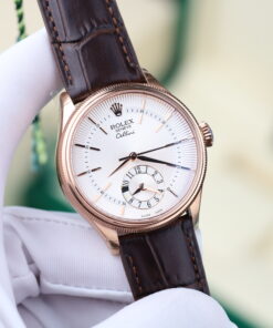 Đồng hồ Rolex Cellini 50525 Replica 11 mặt trắng máy cơ Thuỵ Sỹ 39mm (1)