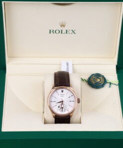 Đồng hồ Rolex Cellini 50525 Replica 11 mặt trắng máy cơ Thuỵ Sỹ 39mm (1)
