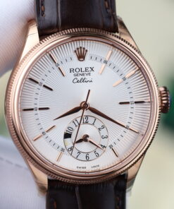 Đồng hồ Rolex Cellini 50525 Replica 11 mặt trắng máy cơ Thuỵ Sỹ 39mm (1)