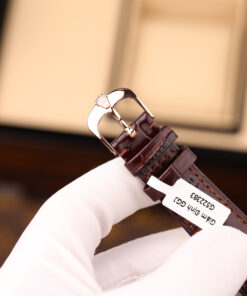 Đồng hồ Rolex Cellini Dual Time 50525 chế tác mặt trắng vỏ phủ vàng thật 18K 39mm (1)