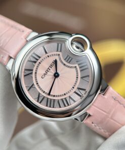 Đồng hồ nữ Cartier Ballon Bleu Replica 11 màu hồng máy pin nhà máy AF 33mm (2)