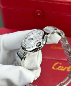 Đồng hồ nữ Cartier Ballon Bleu chế tác dây kim loại máy cơ tự động xưởng AF 33mm (2)