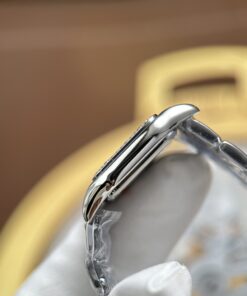 Đồng hồ nữ Cartier Rep 11 Panthere Small Model mặt xanh dương viền đính đá CZ 23x30mm (2)