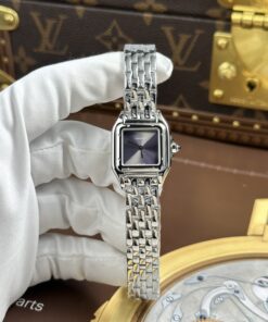 Đồng hồ nữ Cartier Replica 11 Panthere Small Model mặt xám máy pin Thụy Sỹ 23x30mm (2)