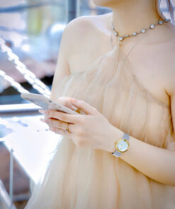 Đồng Hồ Movado Museum Classic Nữ Vàng Gold Dây Kim Loại Fake Cao Cấp 30mm