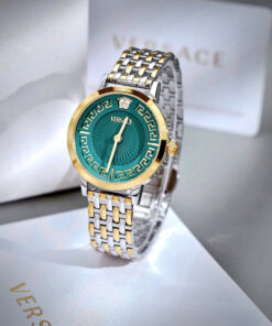 Đồng Hồ Versace VE6C00623 Greca Time nữ demi mặt xanh ngọc like auth 35mm