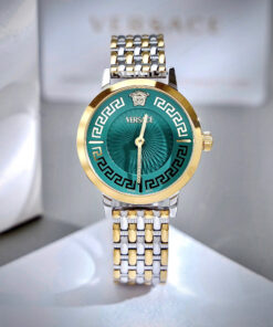 Đồng Hồ Versace VE6C00623 Greca Time nữ demi mặt xanh ngọc like auth 35mm