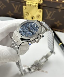 Đồng hồ Audemars Piguet Royal Oak 26715ST Replica 11 mặt xanh dương dây kim loại xưởng APS 38mm (2)