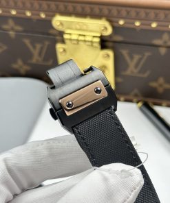 Đồng hồ Cartier Santos chế tác vỏ thép mạ DLC viền vàng hồng 51.1×41 (2)