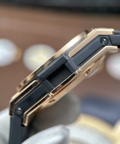Đồng hồ Hublot Big Bang Unico King Gold Rep 11 đính full đá dây cao su 45mm (2)