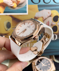 Đồng hồ Hublot Orlinski nam dây cao su trắng máy nhật giá rẻ fake cao cấp 40mm
