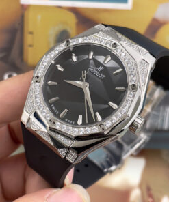 Đồng hồ Hublot Orlinski nam đính đá dây cao su máy nhật giá rẻ fake cao cấp 40mm