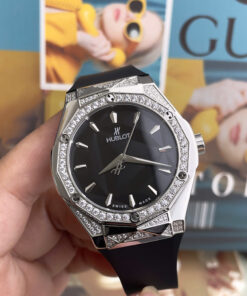 Đồng hồ Hublot Orlinski nam đính đá dây cao su máy nhật giá rẻ fake cao cấp 40mm