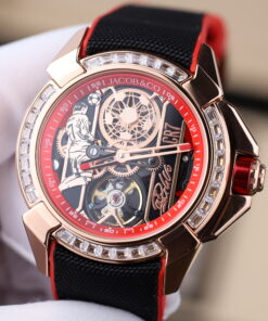 Đồng hồ Jacob & Co CR7 Epic X Flight Of CR7 Rep 11 màu đỏ máy pin Thuỵ Sỹ 44mm (2)