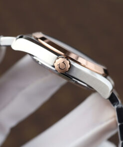 Đồng hồ Omega Seamaster Aqua Terra GMT Replica 11 mặt nâu chocolate máy cơ Thuỵ Sỹ nhà máy VS 41 (2)