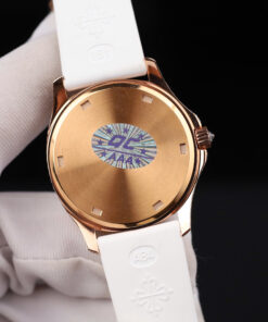 Đồng hồ Patek Philippe Aquanaut 5067 Replica 11 vỏ bọc vàng 18K đính full moissanite 35 (2)