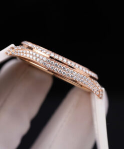 Đồng hồ Patek Philippe Aquanaut 5067 Replica 11 vỏ bọc vàng 18K đính full moissanite 35 (2)