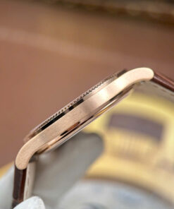 Đồng hồ Patek Philippe Rep 11 Calatrava 6119R mặt trắng vỏ mạ vàng hồng 39mm (1)