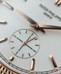 Đồng hồ Patek Philippe Rep 11 Calatrava 6119R mặt trắng vỏ mạ vàng hồng 39mm (1)
