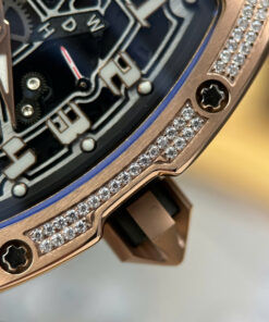 Đồng hồ Richard Mille RM67-01 Rep 11 máy cơ Thuỵ Sỹ vỏ đính full kim cương moissanite 38.7×47 (2)