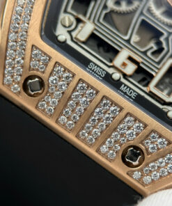 Đồng hồ Richard Mille RM67-01 Rep 11 máy cơ Thuỵ Sỹ vỏ đính full kim cương moissanite 38.7×47 (2)