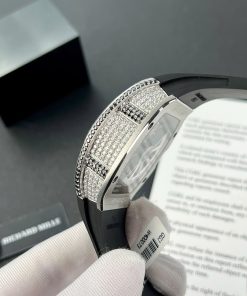 Đồng hồ Richard Mille RM67-01 chế tác đính full kim cương moissanite HongKong 38.7×47 (2)