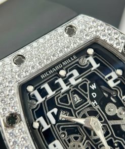 Đồng hồ Richard Mille RM67-01 chế tác đính full kim cương moissanite HongKong 38.7×47 (2)