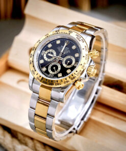 Đồng hồ Rolex Cosmograph Daytona Nam Demi Cọc Số Đá Fake Cao Cấp 40mm