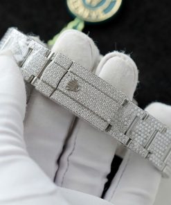 Đồng hồ Rolex Datejust Supreme chế tác đính full kim cương moissanite 41mm (2)