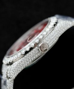 Đồng hồ Rolex Datejust Supreme chế tác đính full kim cương moissanite 41mm (2)