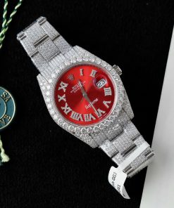 Đồng hồ Rolex Datejust Supreme chế tác đính full kim cương moissanite 41mm (2)