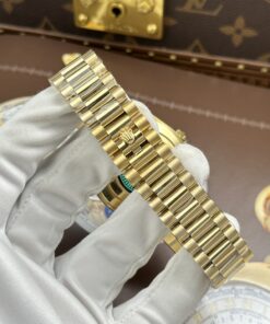 Đồng hồ Rolex Day-Date Rep 11 mặt xanh lá cây máy calibre 3255 Thuỵ Sỹ xưởng RC 40mm (2)