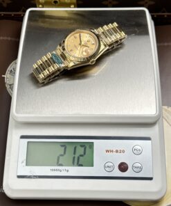 Đồng hồ Rolex Day-Date Rep cao cấp mặt vàng champagne máy calibre 3255 Thuỵ Sỹ xưởng RC 40mm (1)