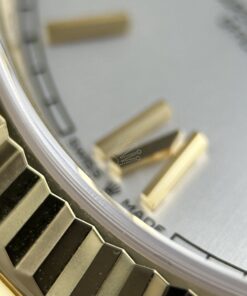 Đồng hồ Rolex Day-Date Replica 11 mặt bạc máy calibre 3255 Thuỵ Sỹ xưởng RC 40mm (2)