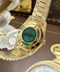 Đồng hồ Rolex Day-Date Replica cao cấp mặt đen máy calibre 3255 Thuỵ Sỹ xưởng RC 40mm (2)