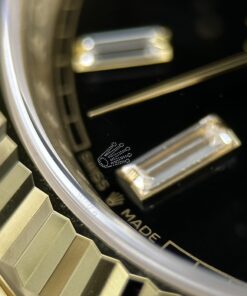 Đồng hồ Rolex Day-Date Replica cao cấp mặt đen máy calibre 3255 Thuỵ Sỹ xưởng RC 40mm (2)