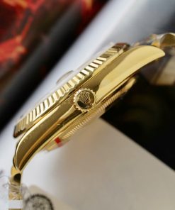 Đồng hồ Rolex Day-Date chế tác mặt MOP bọc vàng thật 40mm (2)