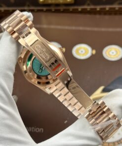 Đồng hồ Rolex Day-Date chế tác mặt trắng sứ trọng lượng 212 gram chuẩn auth xưởng RC 40mm (2)