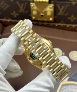 Đồng hồ Rolex Day-Date nam chế tác mặt trắng sứ máy calibre 3255 Thuỵ Sỹ xưởng RC 40mm (2)