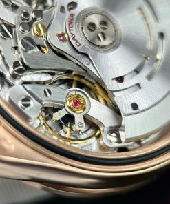 Đồng hồ Rolex Daytona Rainbow 116595 chế tác bọc vàng 18K đính ruby + sapphire + kim cương moissanite 40mm (2)